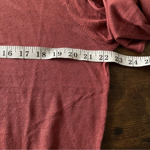 MM Lafleur Red Fitted Ribbed Long Sleeve Tee - Picture 10 of 12